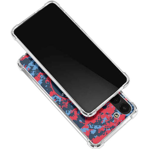 NBA LA Clippers Digi Camo Galaxy S24 FE Clear Case